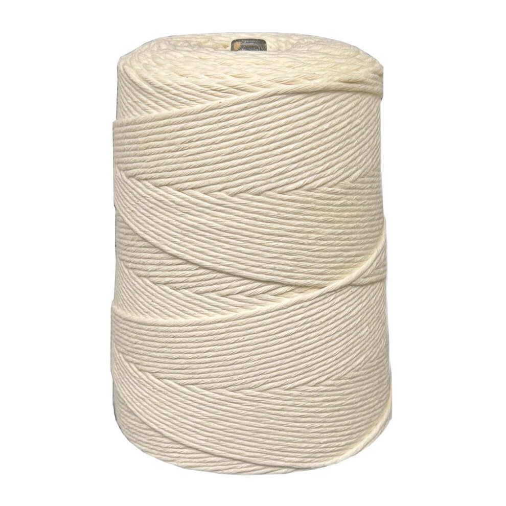 30 Ply Cotton Twine For Crafting And Packaging 2 Lb Cone - 1250 Feet 6276012698021