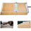 7'' Multifunctional Woodworking Edge Guide Positioning Cutting Board Tool, Stainless Electric Circular Saw Trimmer Machine 2