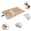 7'' Multifunctional Woodworking Edge Guide Positioning Cutting Board Tool, Stainless Electric Circular Saw Trimmer Machine 3
