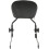 Detachables Tall Sissy Bar UprightShort Black Powersports Sissy Bars Passenger Backrest 2
