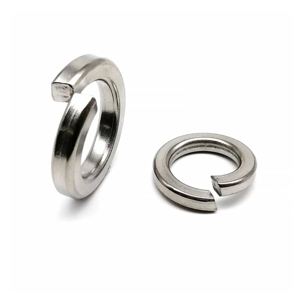 GB93 A2-70 304 Stainless Steel Spring Split Lock Washer Elastic Gasket M1.6 M2 M2.5 M3 M3.5 M4 M5 M6 M8 M10 M12 M14 M16 M20 M24 (Size : 50pcs M3)-image-OPC-PJ22HZ8-NEW