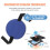 Ergodyne Chill-Its 6715 Evaporative Polymer Cooling Hard Hat Pad Solid Blue 4