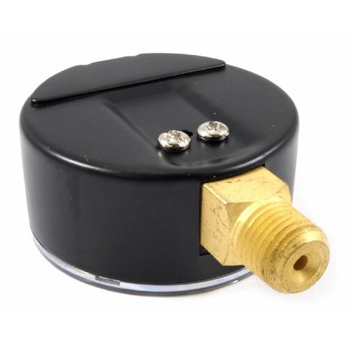 FORNEY 75554 Medidor de press   o com a linha de ar de montagem inferior de 2-1/4 polegadas face 1/4 polegada NPT 0-160 psi 2