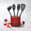 Le Creuset Λαβίδα Le Creuset Bi-Material, 30 εκ. x 9 εκ., Cerise 2
