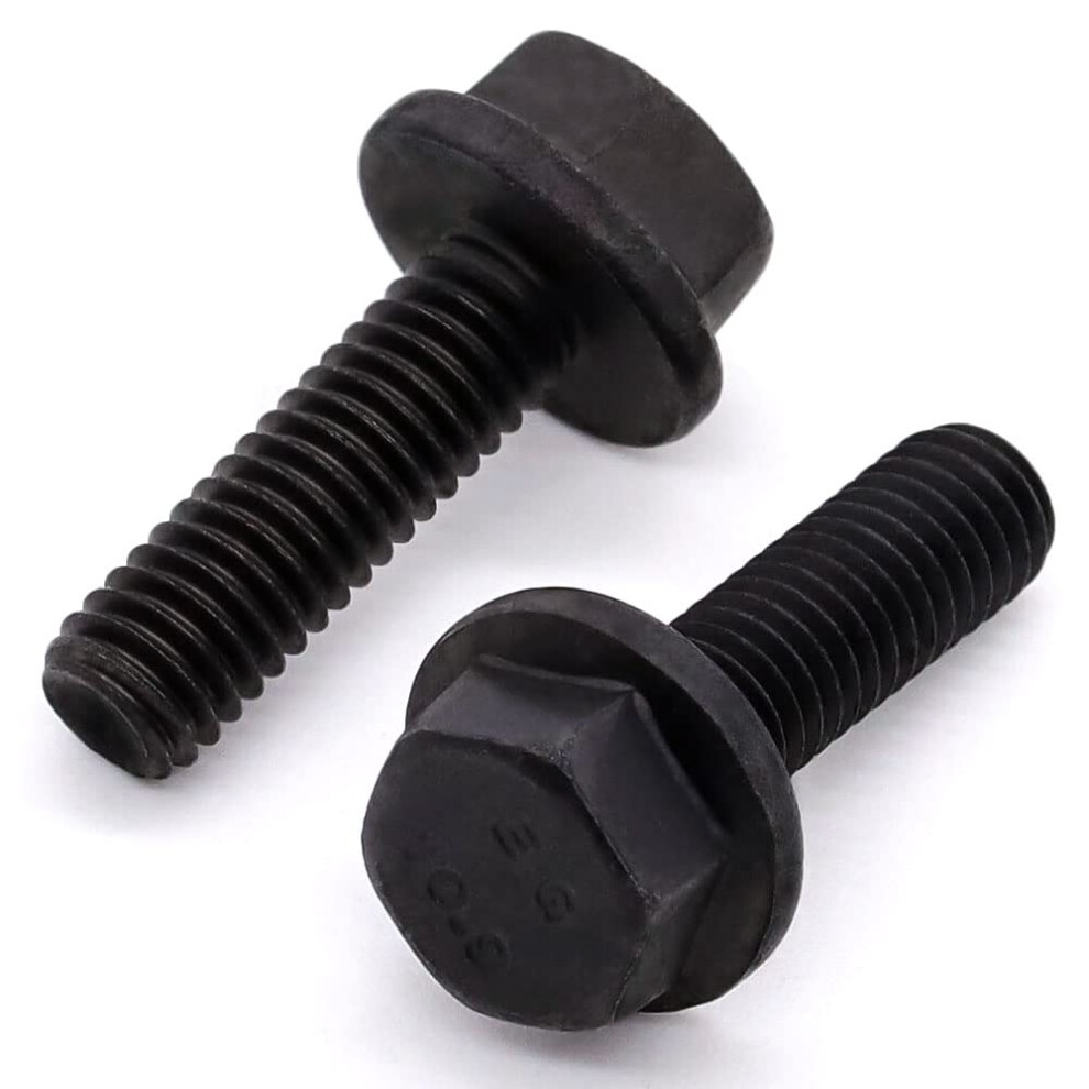 8 Pcs Hex Bolts Alloy Steel Extra-Large Washer Head 10.9 Grade Black Oxide Finish M12-1.75 X 30Mm Refï¼Zzx 6276012735801