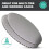 Placa redonda recortada para bolo e pastelaria O'Creme Silver-Top com 3/32 polegadas de espessura e 9 polegadas de dimetro - pacote com 10 5