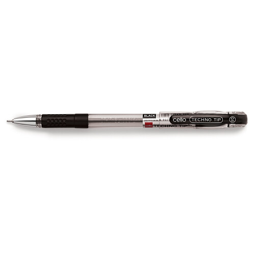 Cello Cello Technotip Ball Pen Set  Pack of 10 (Black) 1
