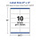 Avery Waterproof Rectangle Labels with Sure Feed  2"""" x 4""""  500 White Labels (36567) 5