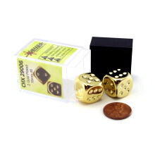 Pozl ten 16 mm 6-strann kocky v krabicke, 2 ks od Chessex Dice