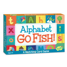 PEACEABLE KONGERIGE ALFABET GO FISH LOGT MATCHING CARD Game med 52 store kort kortspil til børn i alderen 4 2 til 6 spillere