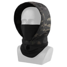 Camo Full Face Mask, Used with Airsoft Mask for Night Stalker Cosplay