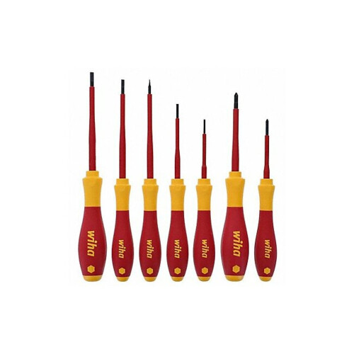 32188 7 Piece Insulated Slotted and Phillips Small Screwdrivers Set