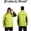 Rainwear,rain Gear for Men Work,Motorcycle Rain Suit Rain Jacket and Pants Set 5