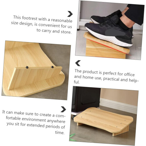 Wooden Compact Foot Stool for Office Toilet Ref：VJs 2