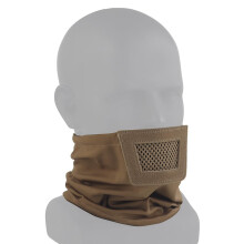 Knight Mask Foldable Half Mask for Shooting Training Outdoor Fishing khaki