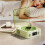 Waves Vintage Vinyl Record Player Bluetooth Speaker with Adjustable Ambient Lights, 4-Mode Wireless Audio Turntable 4