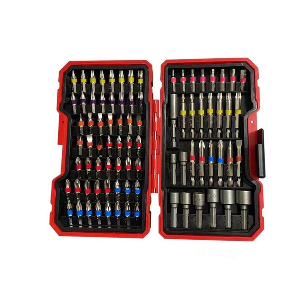Professional Screwdriver Bit Set, 83-Piece Impact Driver Bits With Storage Case (83-Piece) 6276012738024