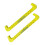 Figure Skate Guards, Hockey Skate Guards  Adjustable Protective Covers  Yellow 1