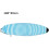 Surfboard Cover Snowboard Cover Soft Elastic Drawstring Protective Storage Bag Blue 180x50cm 4