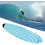 Surfboard Cover Snowboard Cover Soft Elastic Drawstring Protective Storage Bag Blue 180x50cm 2