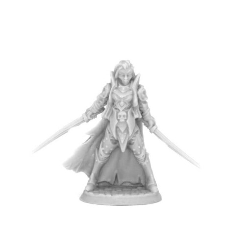 Reaper Miniatures REM44074 Bones Dunkler Elf Elite Miniatur Schwarz 2