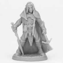 Reaper Miniatures REM44072 Bones Donkere Elf Mannen Krijger Miniaturen Zwart