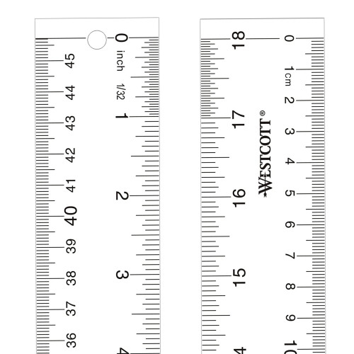 Westcott 10562 akrylklar hersker 18 i 2