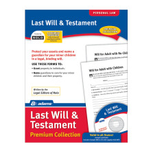 Adams Testament en Instructies, Downloadbare Productdetails, Alleen VS (LF235) 11x"8.5"x0.13"