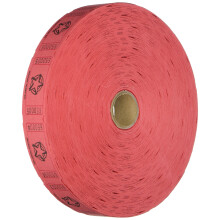 1 x 2000 billets de tombola Red Star num?rot?s cons?cutivement en rouleau simple
