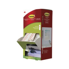 Command Poster Strips Removable Holds Up to 1 Lb Per Pair 0.63 X 1.75 White 4/Pack 100 Packs/Carton
