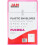 JAM PAPER Plastic Envelopes with Button & String Tie Closure - 6 1/4 x 9 1/4 - Fuchsia Pink - 12/Pack 5