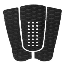 Surfboard Grip Pad AntiSlip Eva Skimboard Tail Surfing Traction Matte with Hole 3pcs Surfboard Grip Pad