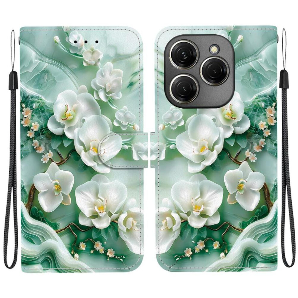 Photos - Case (C2)  for Tecno Spark 20 Pro 4g Pu Leather Pattern Cover Flip Leather Wallet