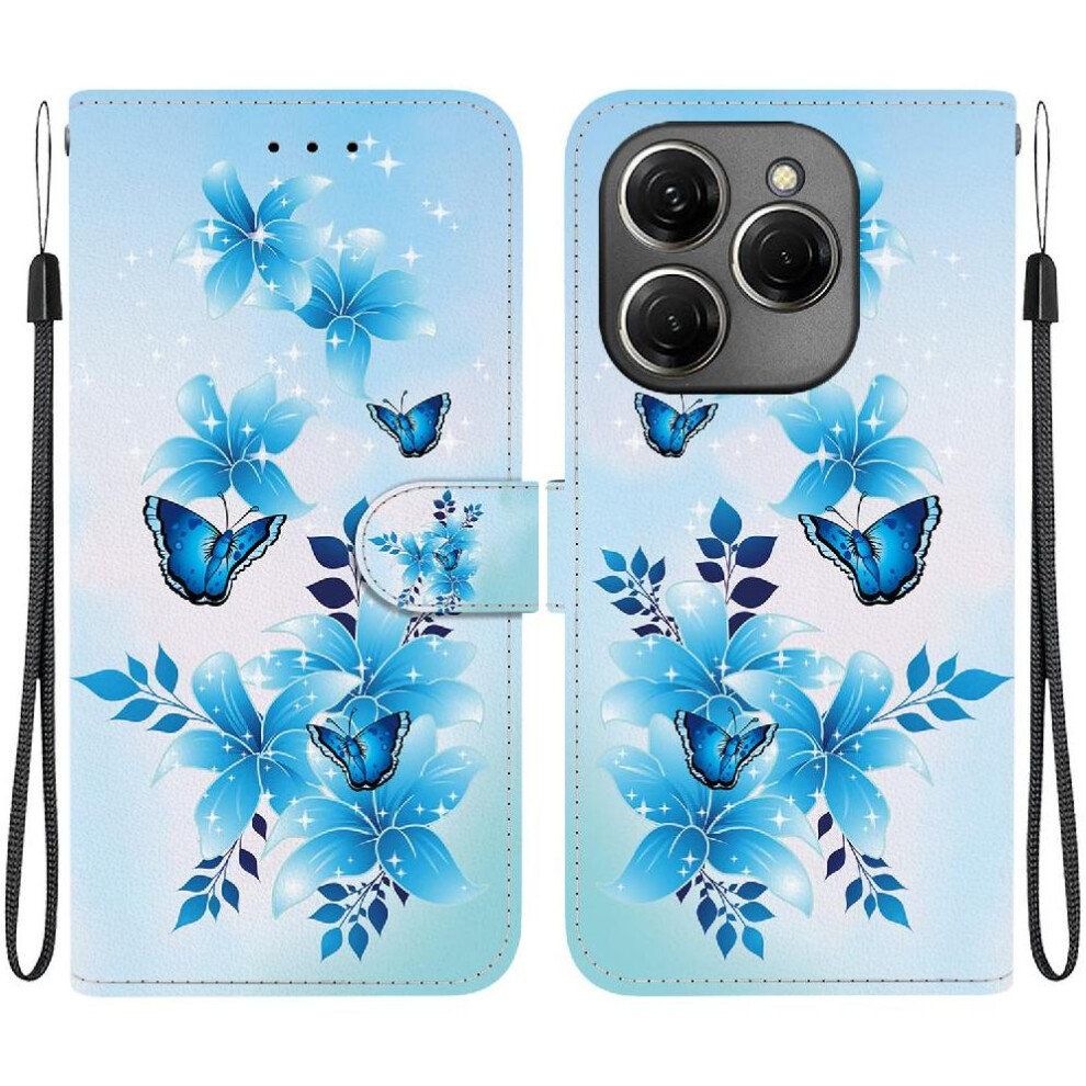 (Ohter) Compatible With Tecno Spark 20 Pro 5G Case Card Slots Pattern Cover Card Slot Kickstand Pu Leather 764563103065