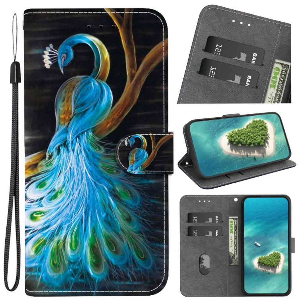 (C1 ) Compatible With Tecno Spark 20 Pro 5G Case Card Slots Pattern Cover Card Slot Kickstand Pu Leather 764563103034