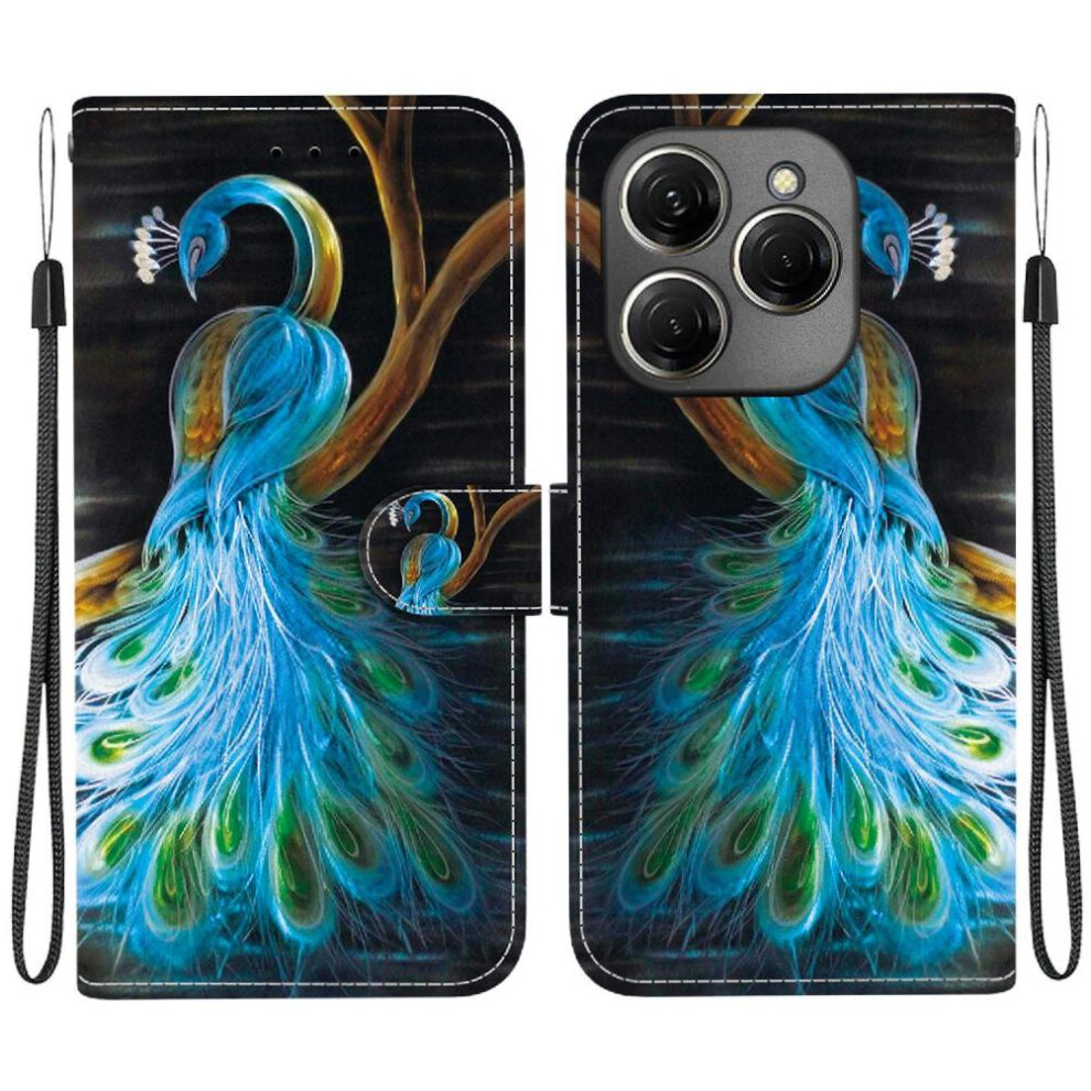 (C1 ) Compatible With Tecno Spark 20 Pro 4G Case Pattern Cover Pu Leather Card Slots Card Slot Kickstand 764563103102