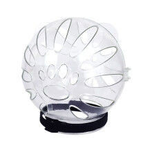 Cat Muzzles Cover for Recovery Healing Protective Hard Space Headgear AntiBite Licking Wound Clear Cat Muzzles Bubble for Trimming