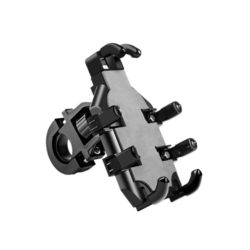 Navigation Plate Bracket Eight Claws Mobile Phone Holder For Motorcycle Scooter Atv Bicycle Ebike Cell Phone Bracket Gps Stand Bar(Black1) 6276012739540