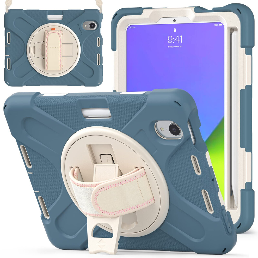 Ipad Mini 7 Case A17 Pro (), Rugged Case For Ipad Mini 7Th/6Th Gen 6276012739649