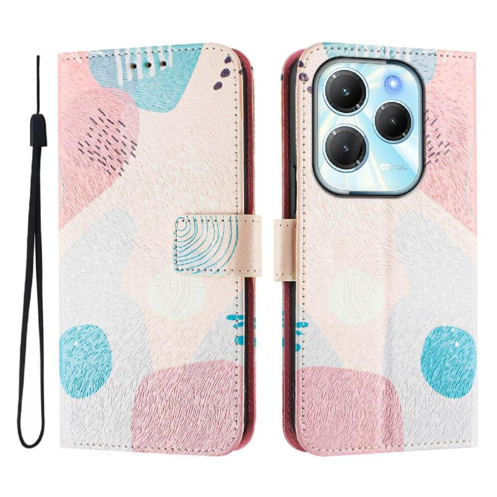 (C5 ) Case For Tecno Spark 20 Pro 4G With Credit Slot Flip Pu Leather Pattern Wallet Cover Card Holder 764563103942