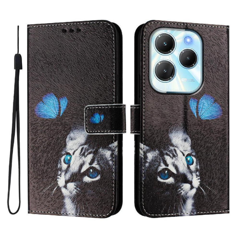 (Ohter) Case For Tecno Spark 20 Pro 4G With Credit Slot Flip Pu Leather Pattern Wallet Cover Card Holder 764563103935