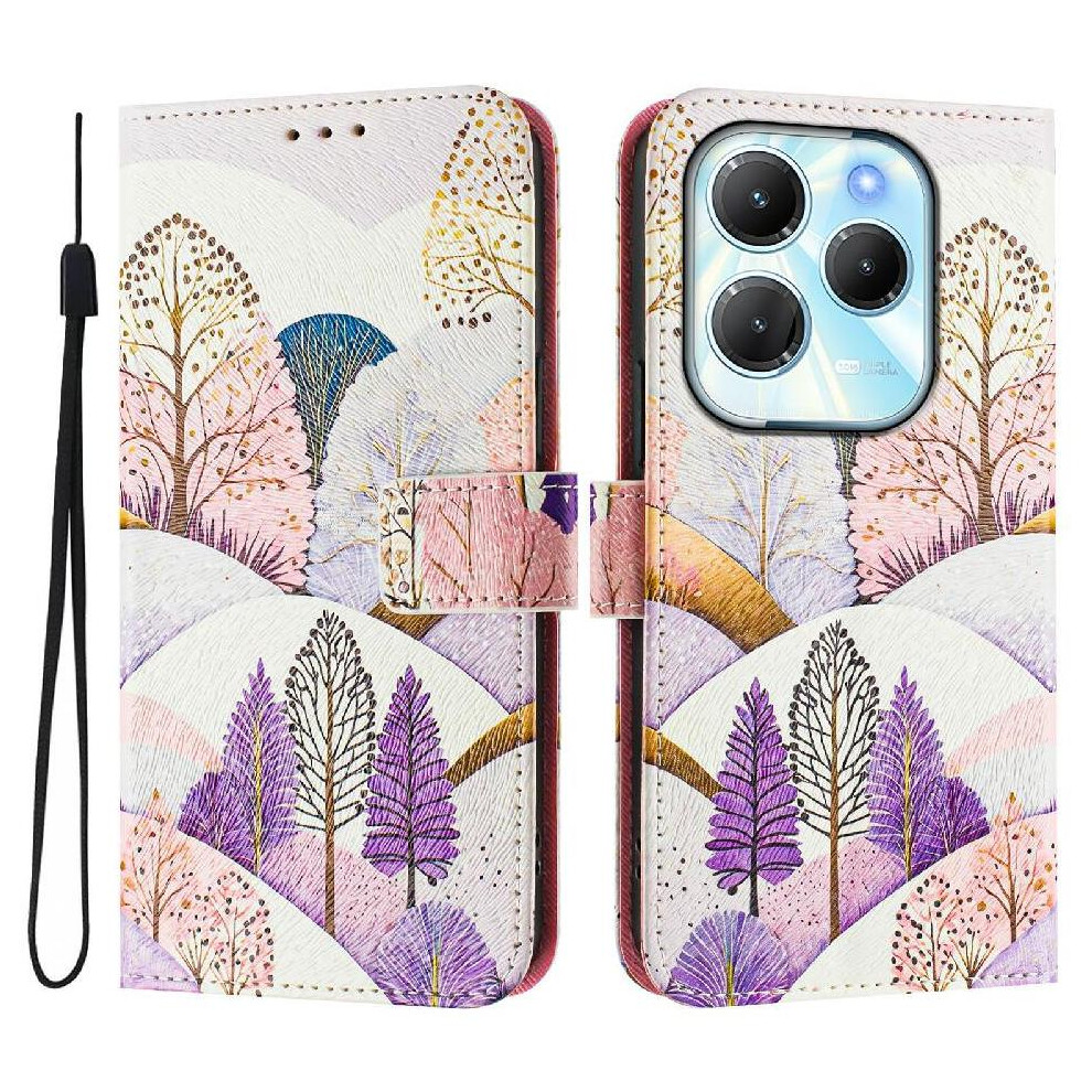 (C6) Case For Tecno Spark 20 Pro 4G With Credit Slot Flip Pu Leather Pattern Wallet Cover Card Holder 764563103959