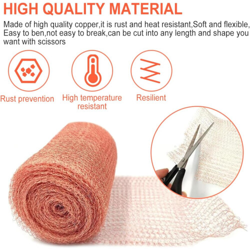 Copper Net, Copper Tape Agat Snails, 12.7 cm x 6 m, Robust Ref: 6878 2