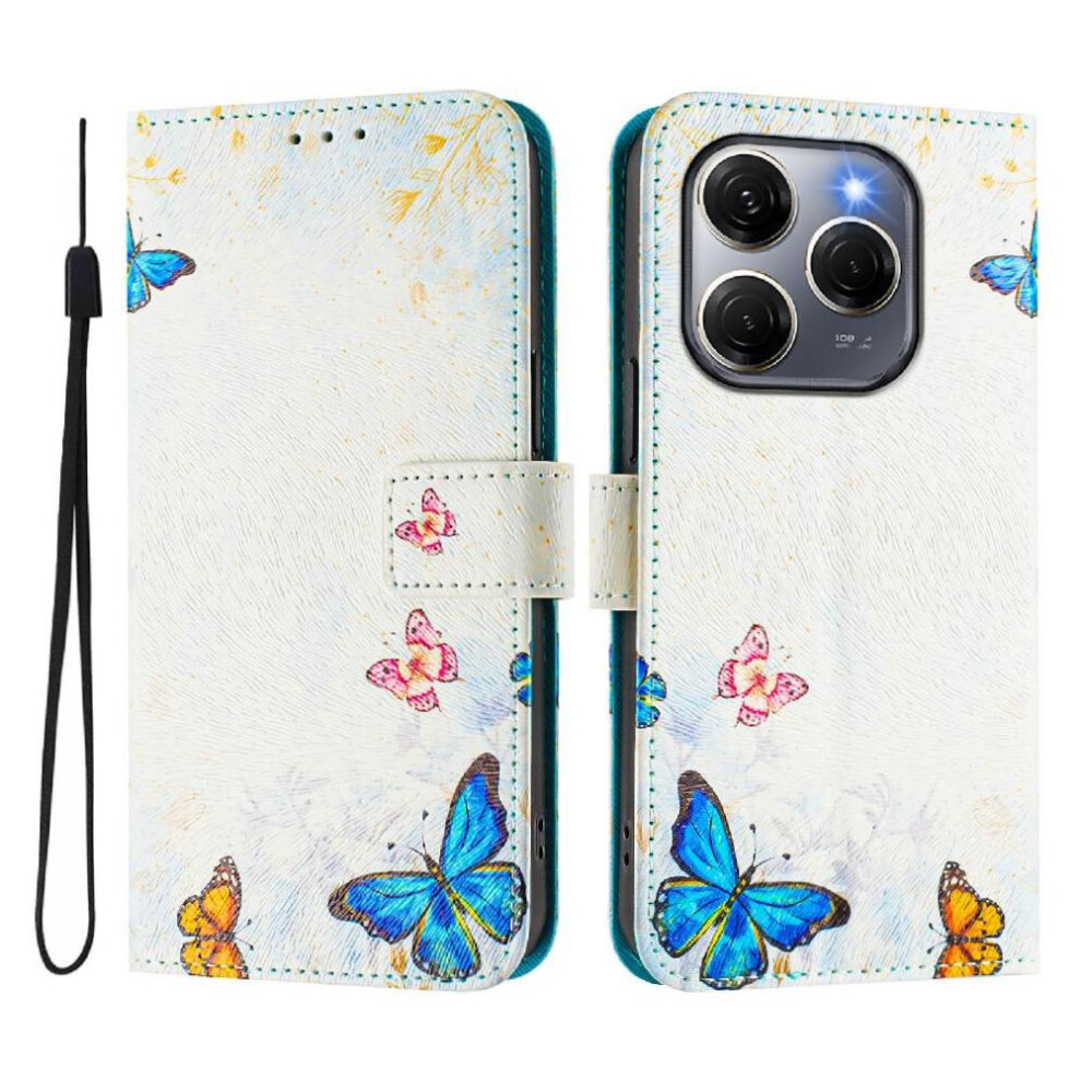 (Ohter) Case For Tecno Spark 20 Pro 5G Wallet Pattern Flip Cover Pu Leather With Credit Slot 764563103515