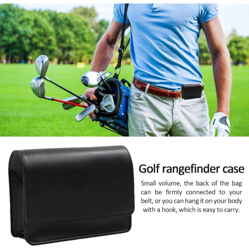 Golf Rangefinder Belt Holster, Hard Shell, Small Bag, Black 1