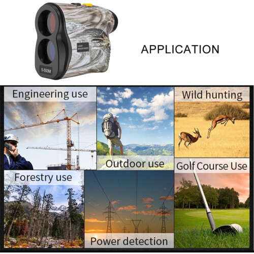 Monocular Rangefinder 500M Digital Golf Rangefinder for Golf Training and Outdoor Adventure 1