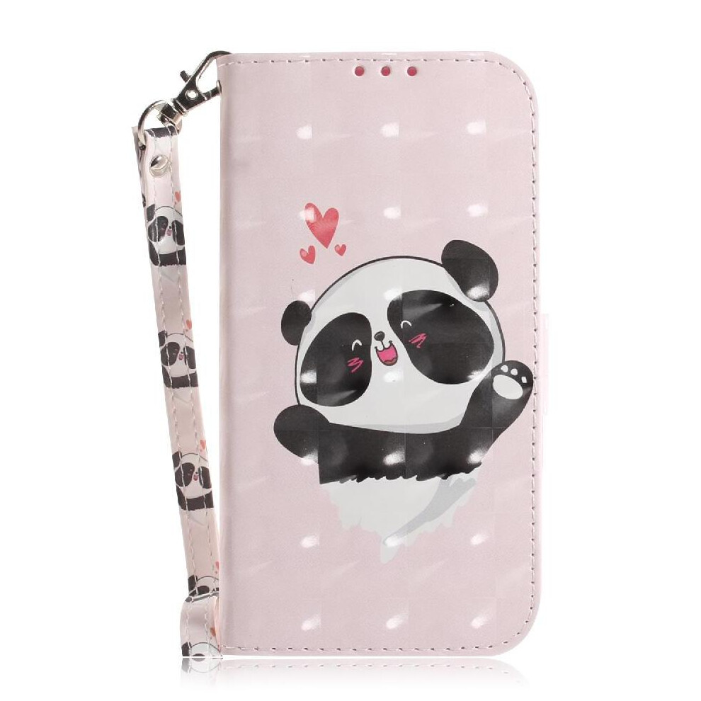 (C7 ) 3D Painted Protective Case For Tecno Spark 20 Pro 4G Magnetic Closure Pu Leather Card Slots Lanyard Wallet 764563106516