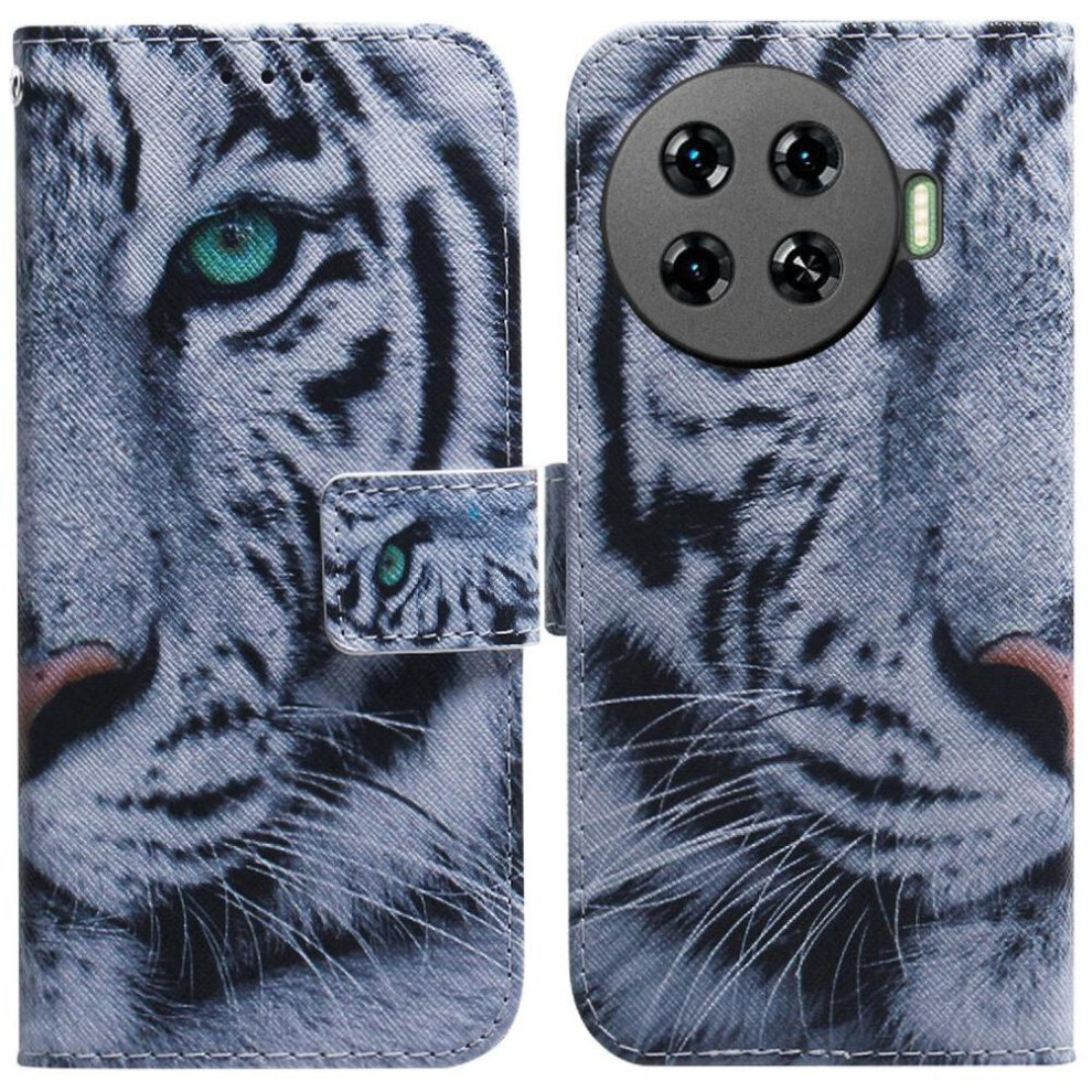 (C3 ) Flip Case For Tecno Spark 20 Pro Plus 4G Card Slots Painted Pu Leather Magnetic Closure Wallet 764563106905
