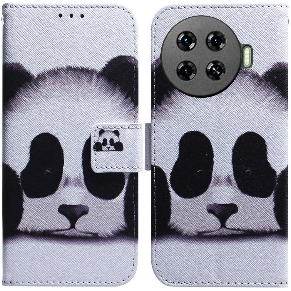 (C8 ) Flip Case For Tecno Spark 20 Pro Plus 4G Card Slots Painted Pu Leather Magnetic Closure Wallet 764563106950
