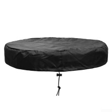 Water bucket cover, outer 420D sealed Oxford fabric, dust cover, to prevent flying of dirt (Black)